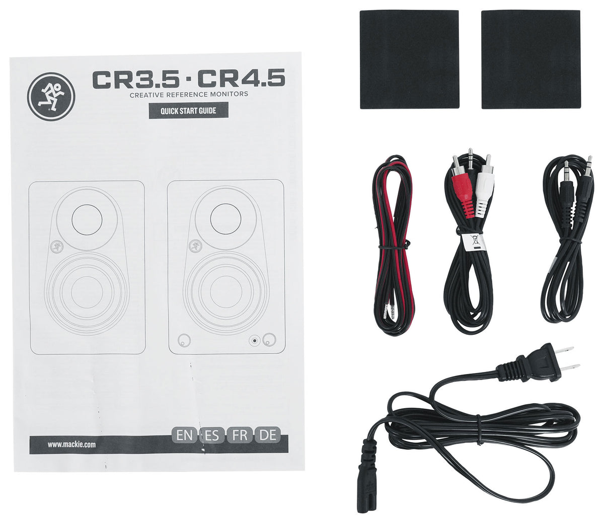 Mackie CR4.5 4.5" Powered Studio Monitors Speakers w/ Tone Control