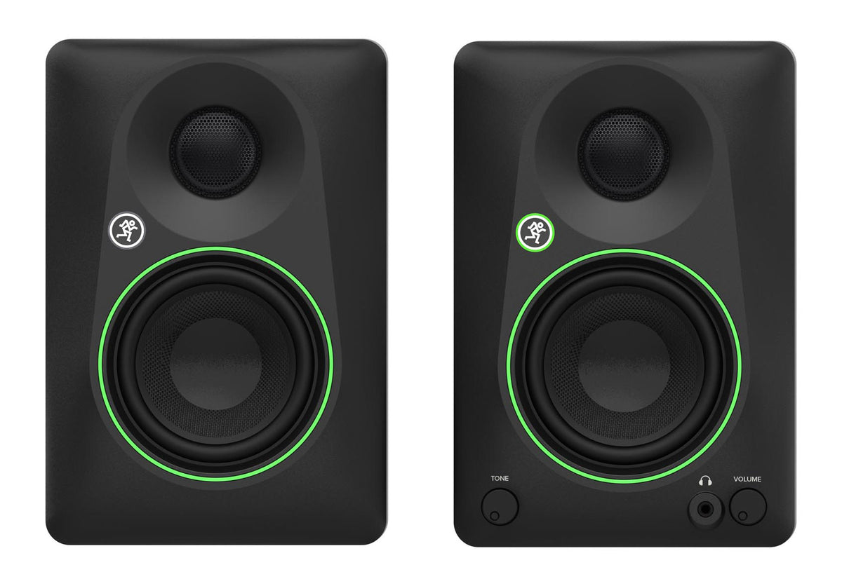 Pair Mackie CR3.5BT 3.5" Powered Studio Monitors w/Bluetooth/Tone Control+8" Sub