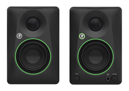 Pair Mackie CR3.5 3.5" Powered Studio Monitors Speakers w/ Tone Control+8" Sub
