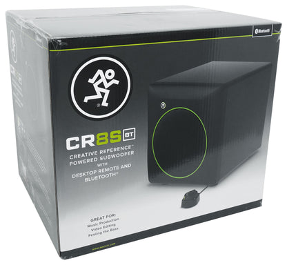 Pair Mackie CR3.5 3.5" Powered Studio Monitors Speakers w/ Tone Control+8" Sub