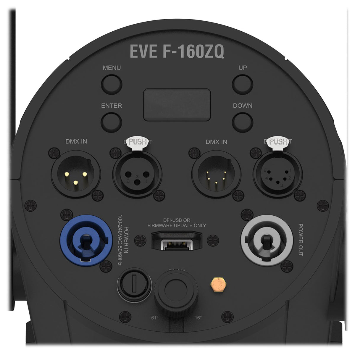 Chauvet DJ EVE F-160ZQ 160W RGBW Fresnel D-Fi LED DMX, Zoom & Spot Light