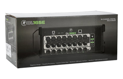 Mackie DL16SE 16-Channel Digital Rack Mixer w/Onyx+ Preamps+16x16 Interface