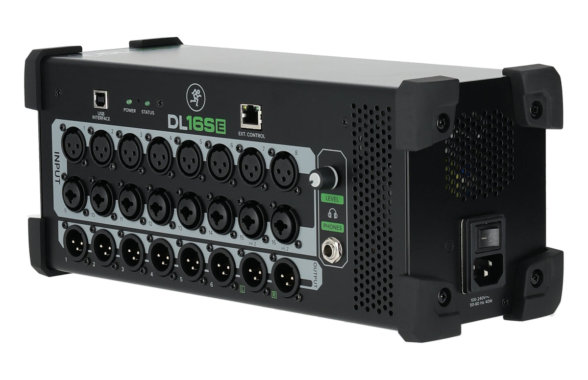 Mackie DL16SE 16-Channel Digital Rack Mixer w/Onyx+ Preamps+16x16 Interface