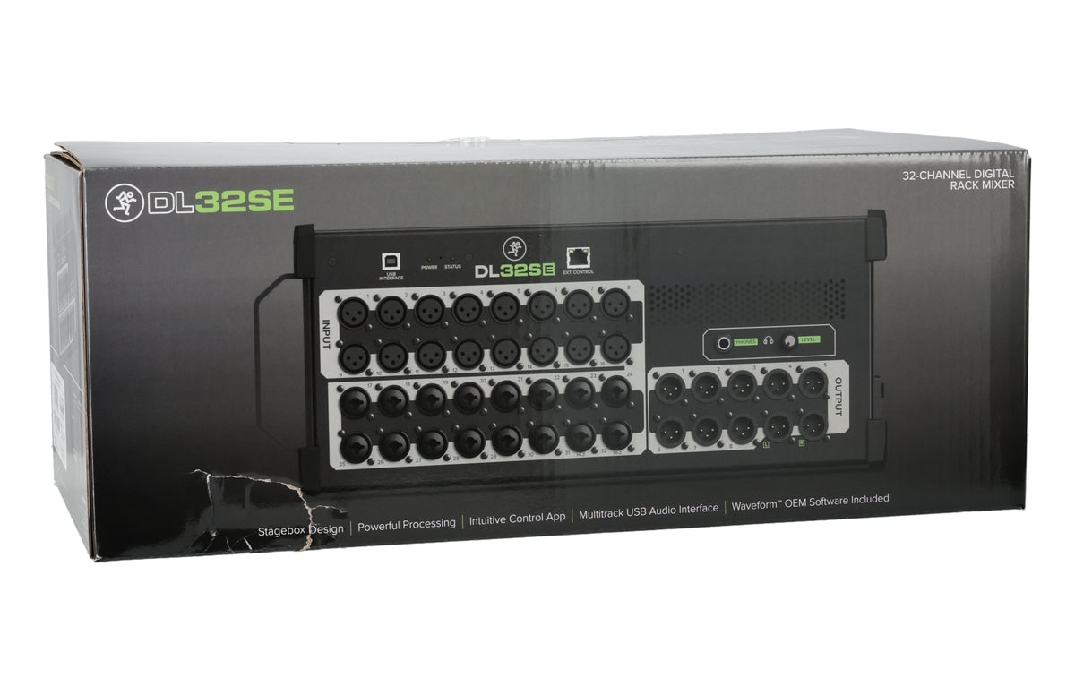Mackie DL32SE 32-Channel Digital Rack Mixer w/Onyx+ Preamps+32x32 Interface