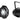 2) American DJ ADJ Par Z100 5K2 100w COB Cool White LED DMX Par Can Stage Lights