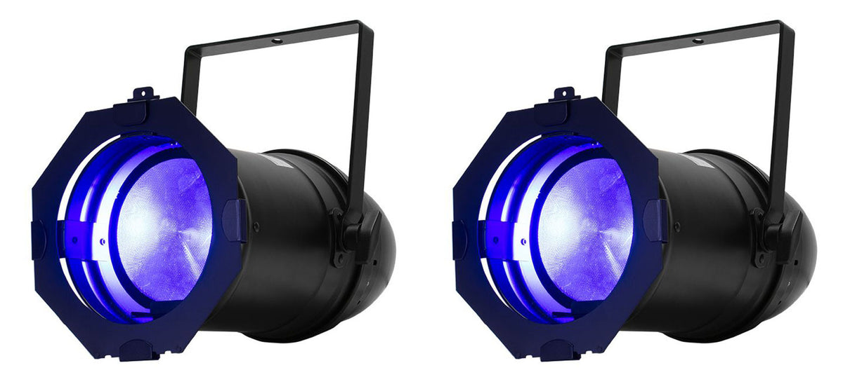 (2) Par Z150 RGBA 150 Watt RGBA LED DMX Par Can Lights