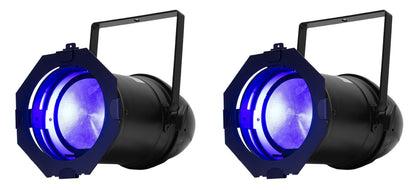(2) Par Z150 RGBA 150 Watt RGBA LED DMX Par Can Lights