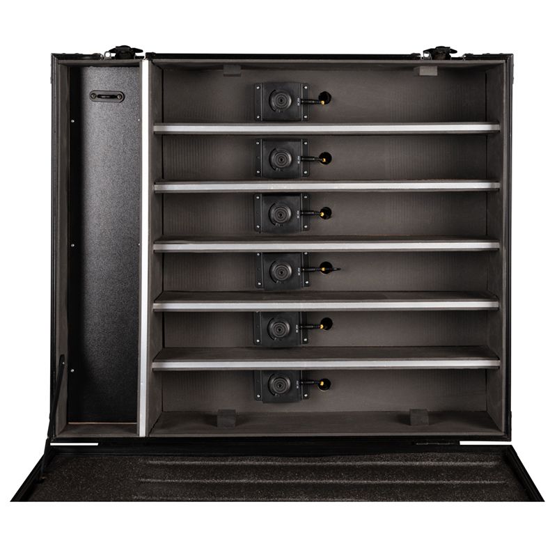 American DJ ADJ ElectraPix Bar 8 Pak (6) DMX RGBAL+UV Bar Lights w/ Flight Case