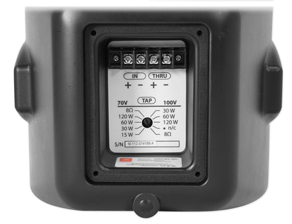 AWC62-BK 6.5" Indoor/Outdoor Speaker Pair with 320W 6-Zone Amplifier