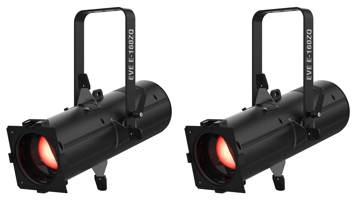 (2) EVE E-160ZQ 160W RGBW Ellipsoidal Spot Lights
