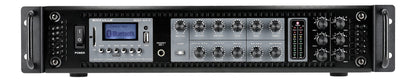 AWC62-BK 6.5" Indoor/Outdoor Speaker Pair with 320W 6-Zone Amplifier