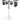 Rockville ACC-T Foldable Tree Bar Lighting Stand Accessory for 35MM Pole Mount Speaker Stands