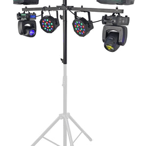 Rockville ACC-T Foldable Tree Bar Lighting Stand Accessory for 35MM Pole Mount Speaker Stands