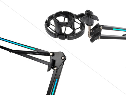 MKL2 Microphone Boom Arm Stand with Spider Mic Holder