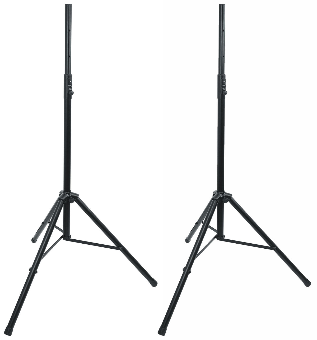 2 Rockville RVSS3 V2 Tripod Push Button DJ PA Speaker Stands+Air Assist Lowering