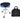 Rockville RDS52 Black/Blue Double Braced Drum Throne – 4" Memory Foam, Lockable Height