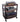 Rockville FLX Dark Wood Adjustable Height 4 Shelf Home Theater Audio Rack Stand