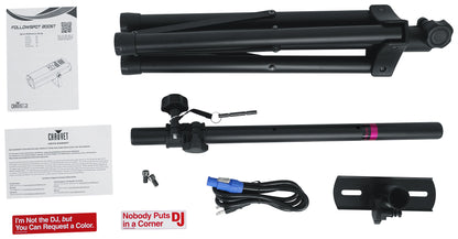 Chauvet DJ Followspot 200ST Portable 200W DMX/Manual LED Cool White Spot Light