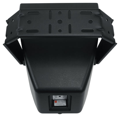 (4) JBL AWC129-BK Indoor/Outdoor 70V Black Surface Mount Commercial Speakers+Amp