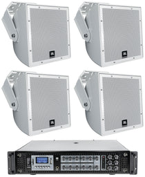 AWC82 8" Outdoor Speakers (4) + RCS1000-6 Amplifier