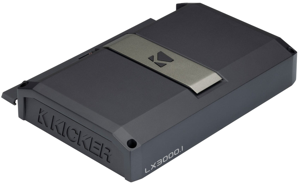 Kicker 51LX30001 3000w Mono Car Amplifier w/Smart Bass Class D Sub Amp LX3000.1