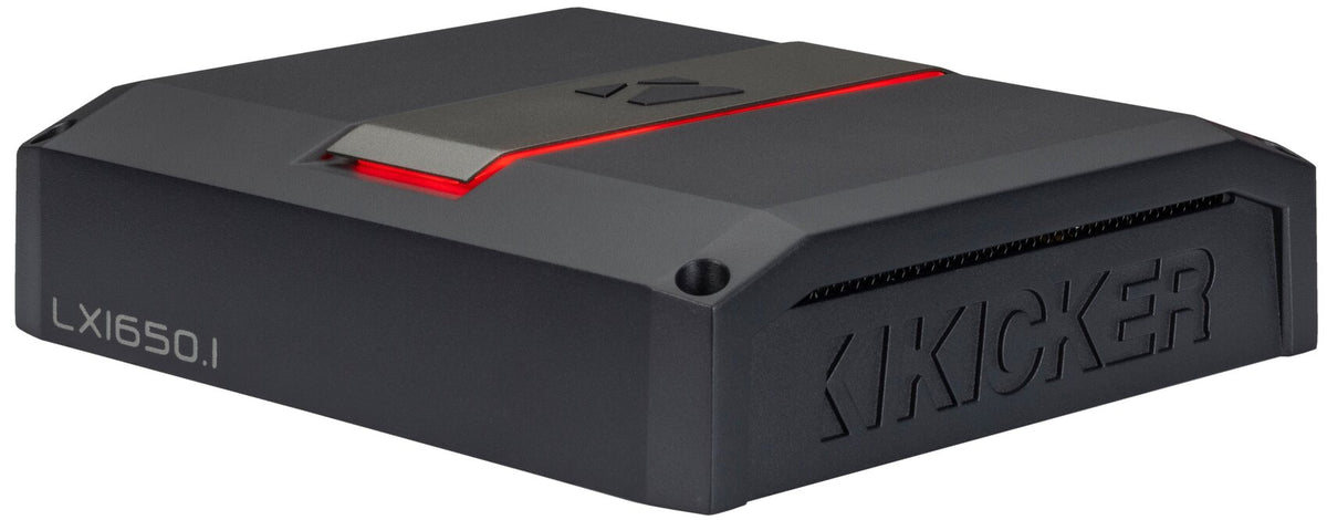 Kicker 51LX16501 1650w Mono Car Amplifier w/Smart Bass Class D Sub Amp LX1650.1