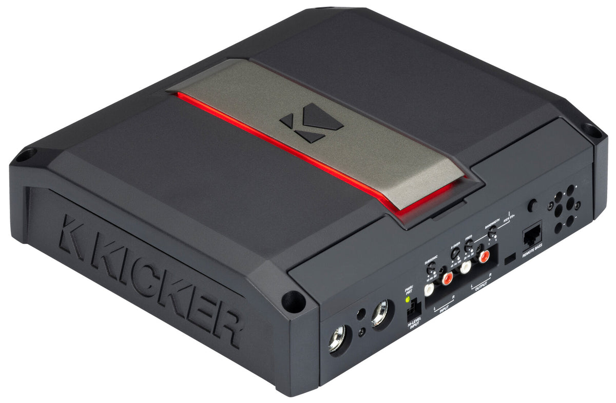 Kicker 51LX12501 1250w Mono Car Amplifier w/Smart Bass Class D Sub Amp LX1250.1