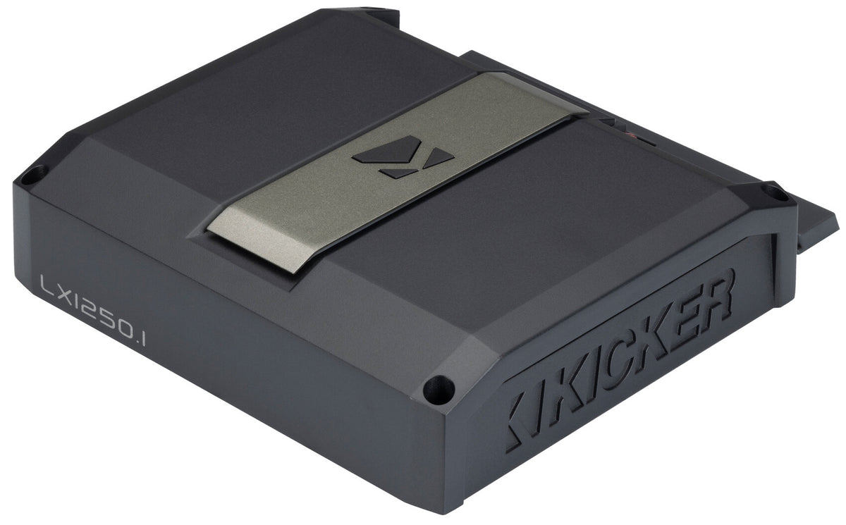 Kicker 51LX12501 1250w Mono Car Amplifier w/Smart Bass Class D Sub Amp LX1250.1