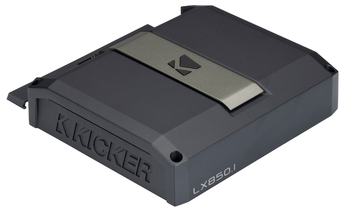 Kicker 51LX8501 850w Mono Car Amplifier w/Smart Bass Class D Sub Amp LX850.1