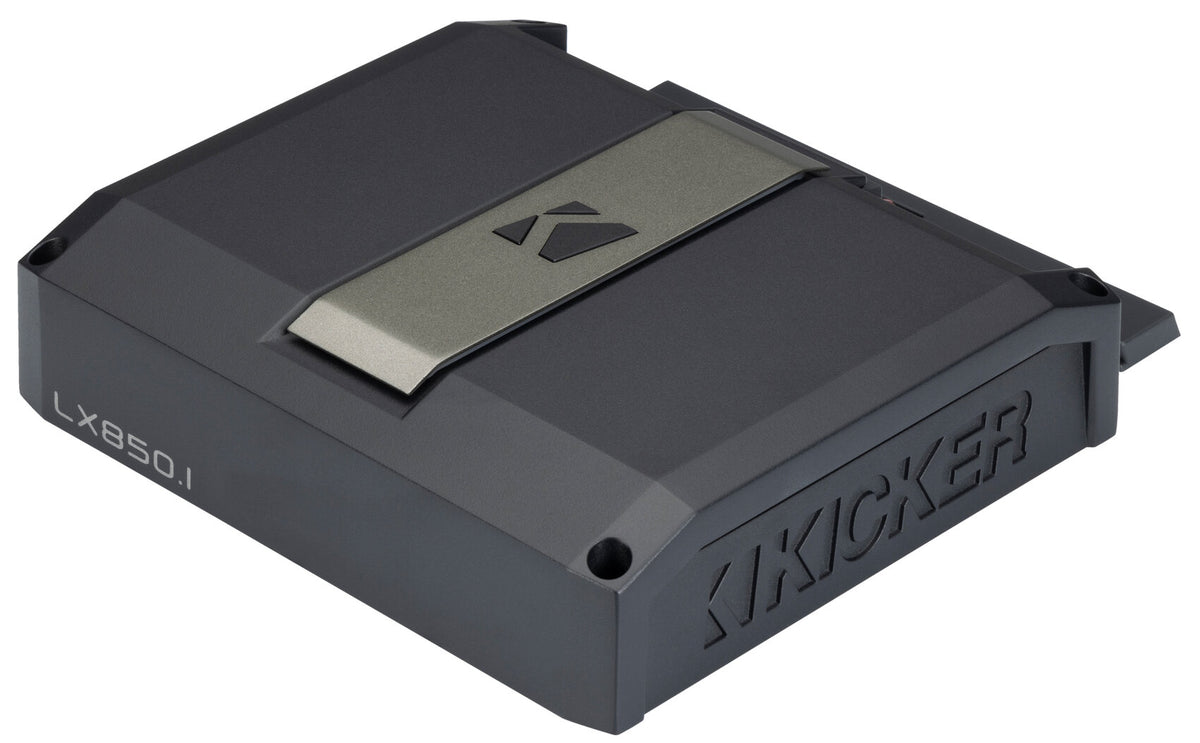 Kicker 51LX8501 850w Mono Car Amplifier w/Smart Bass Class D Sub Amp LX850.1