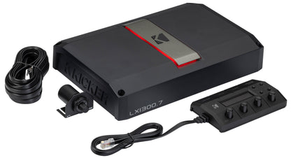 Kicker 51LX13007 7-Channel Car Audio Amplifier Class D Amp LX1300.7