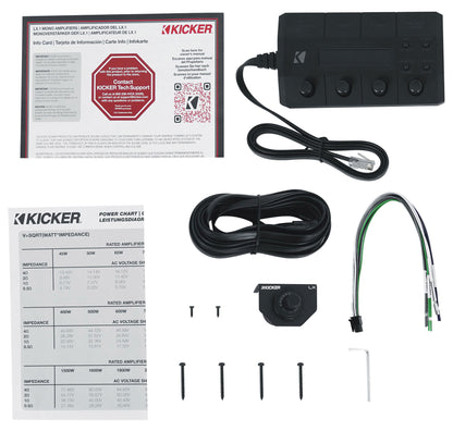 Kicker 51LX12005 5-Channel Car Stereo Amplifier Class D Amp LX1200.5