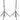 Pair of Rockville RAMSYS15 BOX 3 Rugged Tripod Adjustable Height DJ PA Speaker Stands