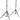 Pair of Rockville RAMSYS15 BOX 3 Rugged Tripod Adjustable Height DJ PA Speaker Stands