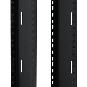 Rockville RAIL6U 6U Reversible Rack Rails With M5 Circle or Square Screw Holes