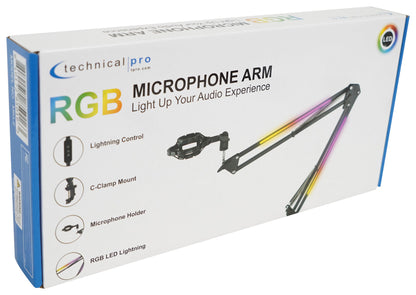 MKL2 Microphone Boom Arm Stand with Spider Mic Holder