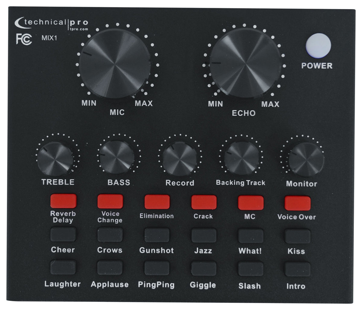 MIX1 Rechargeable Podcast Recording USB/Bluetooth Mixer