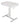 Rockville Air-Bench White Adjustable Air-Lift Keyboard Bench