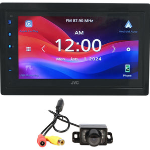 JVC KW-M590BT 6.8” Car Monitor Android/Carplay/USB Bluetooth Receiver+Camera