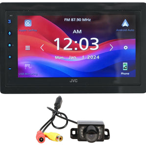 JVC KW-M595BT 6.8" Car Monitor Android/Carplay Bluetooth Receiver+Camera