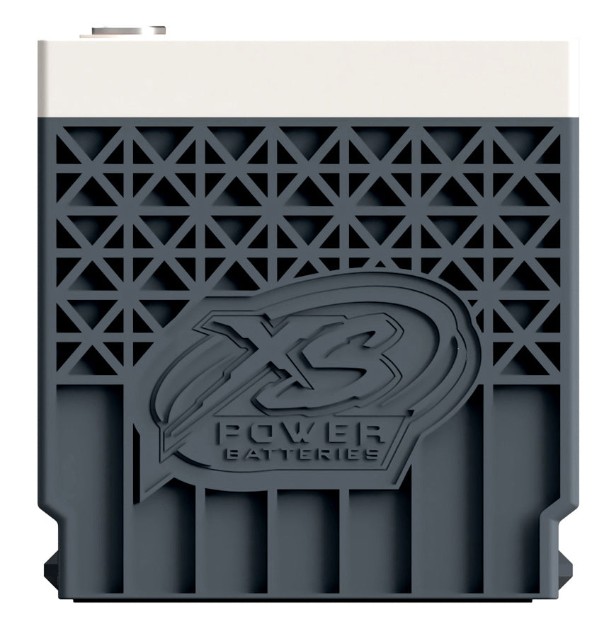 XS Power D3400R 12V 2500-4000W Range AGM Battery with M6 Terminal Bolt-Max 3300A