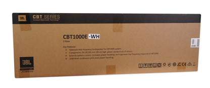 JBL CBT 1000E-WH 1500w Extension for CBT 1000 Line Array Column Speaker in White