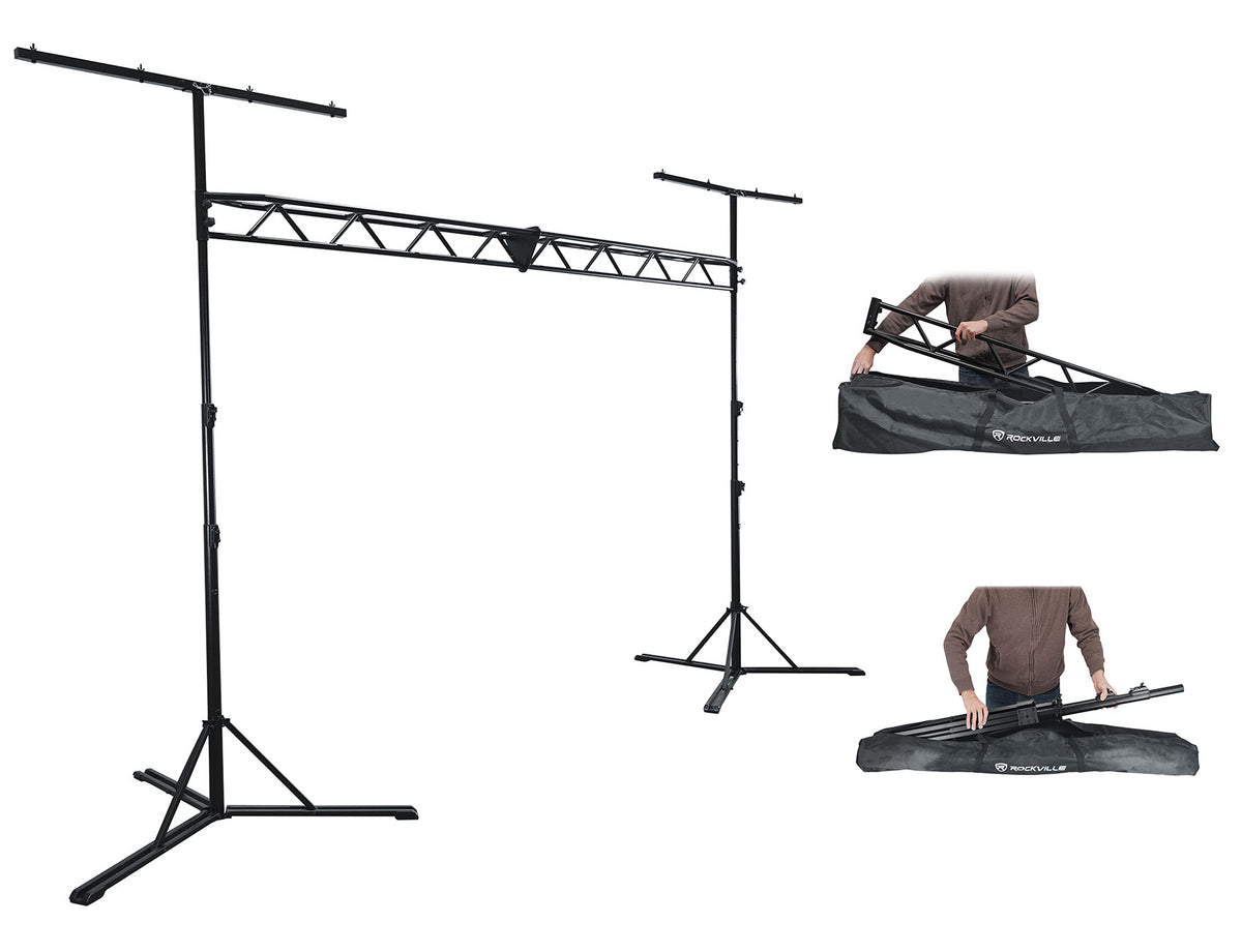 (2) Intimidator Spot 360X IP Moving Heads + RLT8 Truss Stand Bundle