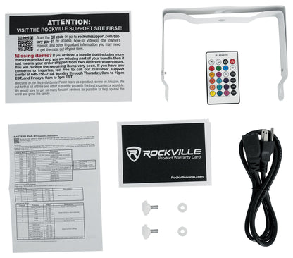 BATTERY PAR PACK 61 V2 WHITE