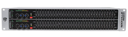 Rockville REQ231 Dual 31 Band 1/3 Octave Graphic Equalizer w/ Sub-Output!