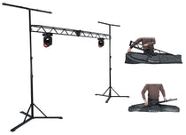(2) Intimidator Beam 360X Moving Heads + RLT8 Truss Stand Bundle