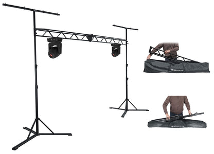 (2) Intimidator Spot 360X IP Moving Heads + RLT8 Truss Stand Bundle