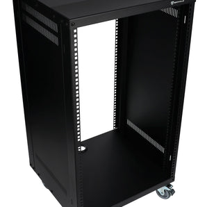 Rockville RR18U 18U Live Sound/Recording Studio Rack Case w/Wheels + Hardware