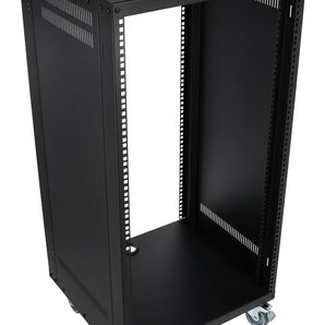 Rockville RR20U 20U Live Sound/Recording Studio Rack Case w/Wheels + Hardware