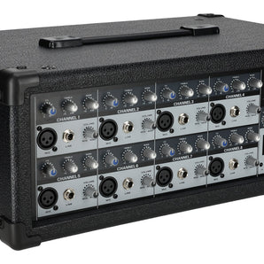 Rockville RPM85 2400w Powered 8 Channel Mixer, USB, 5 Band EQ/ Effects/Bluetooth